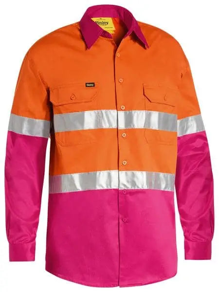 Bisley 3M Taped Cool Lightweight Hi Vis Shirt BS6696T - City Workwear